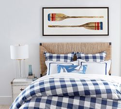 Painterly Americana Oars Wall Art