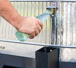 Rolling Galvanized Steel Cooler