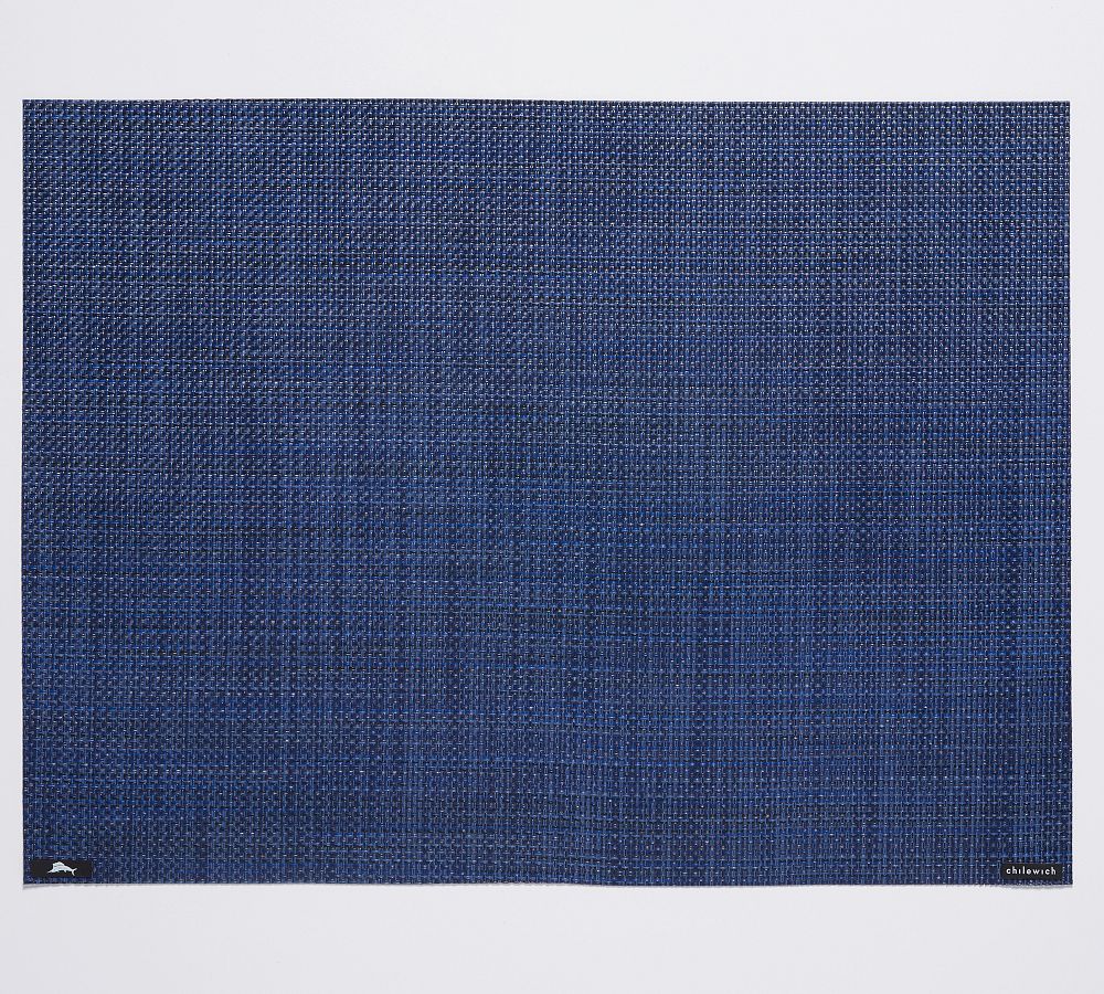 Chilewich Basketweave Outdoor Placemats - Set of 4 - Set of 4 - Indigo