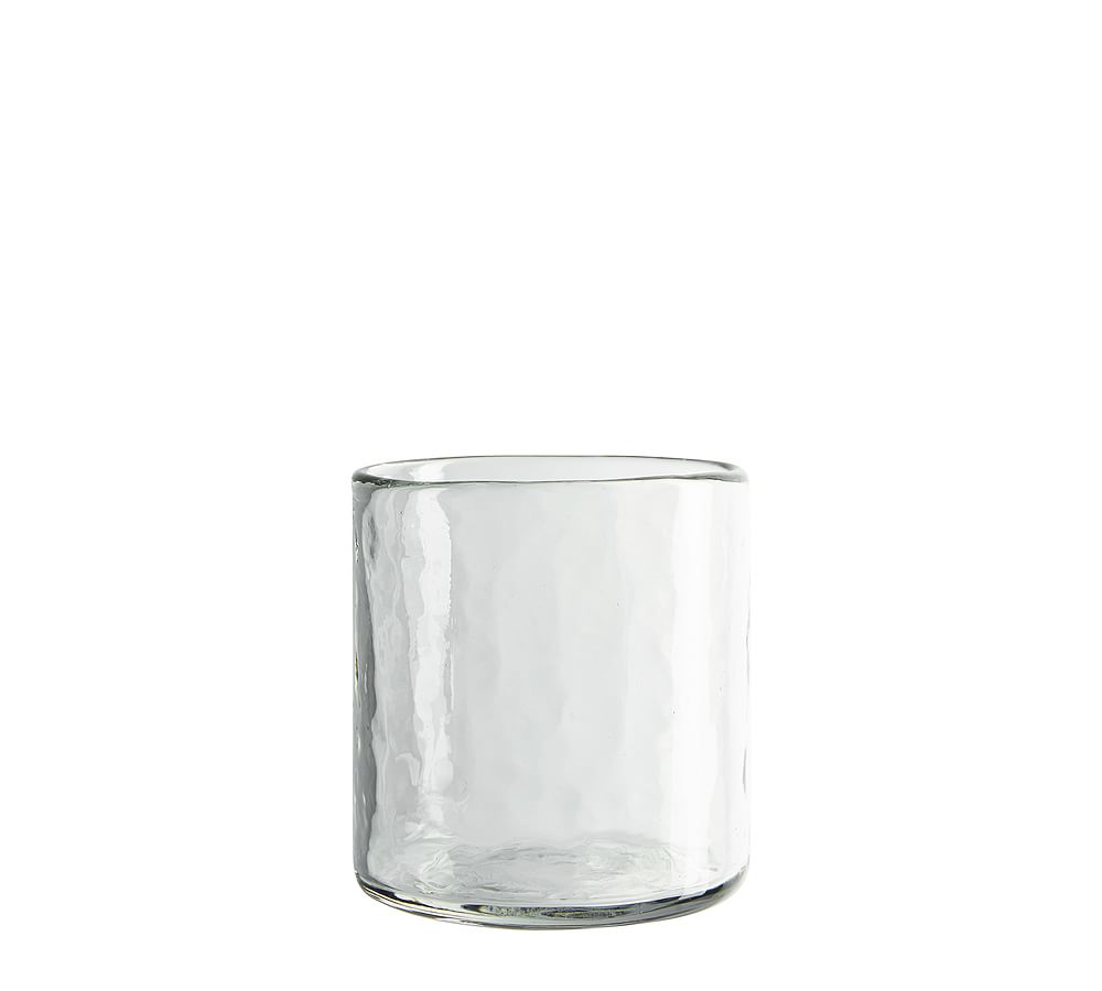 Hammered Handcrafted Tumblers - Set of 4 - 8.8 oz., Set of 4 - Clear