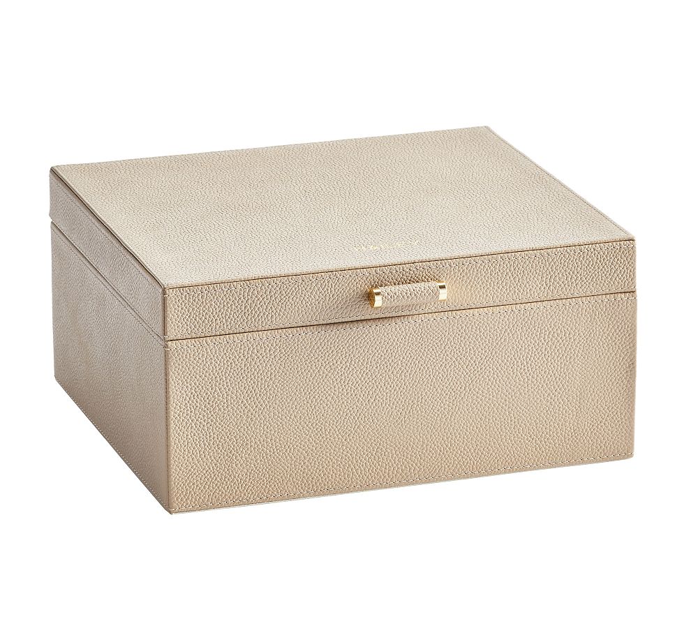 Quinn Medium Jewelry Box - Foil Debossed - Foil Debossed, Medium - Fawn