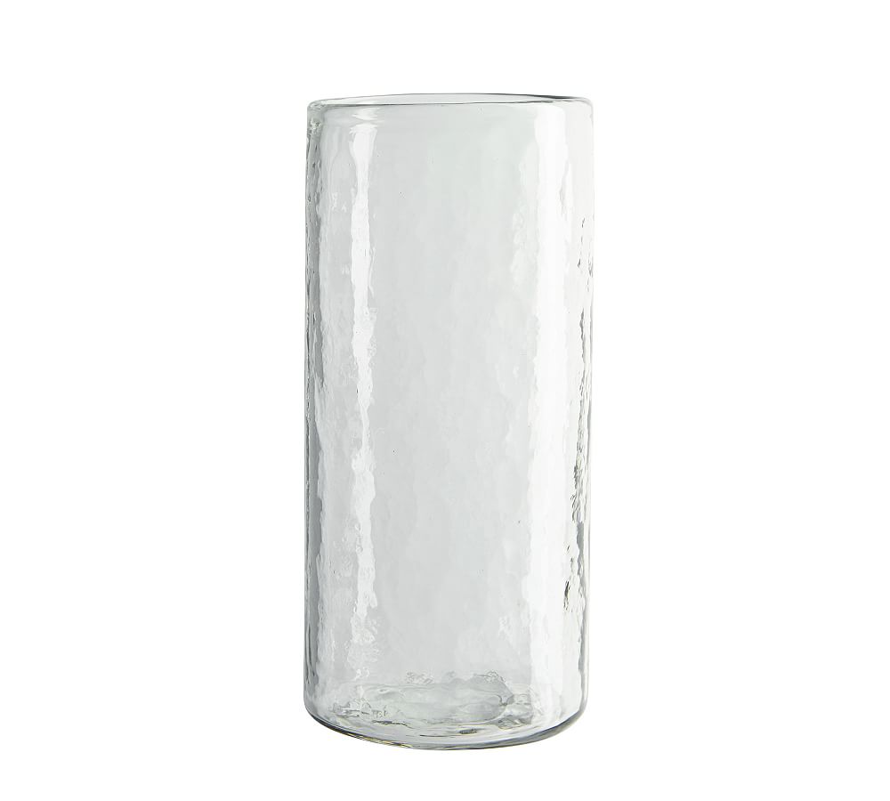 Hammered Handcrafted Tumblers - Set of 4 - 18.6 oz., Set of 4 - Clear