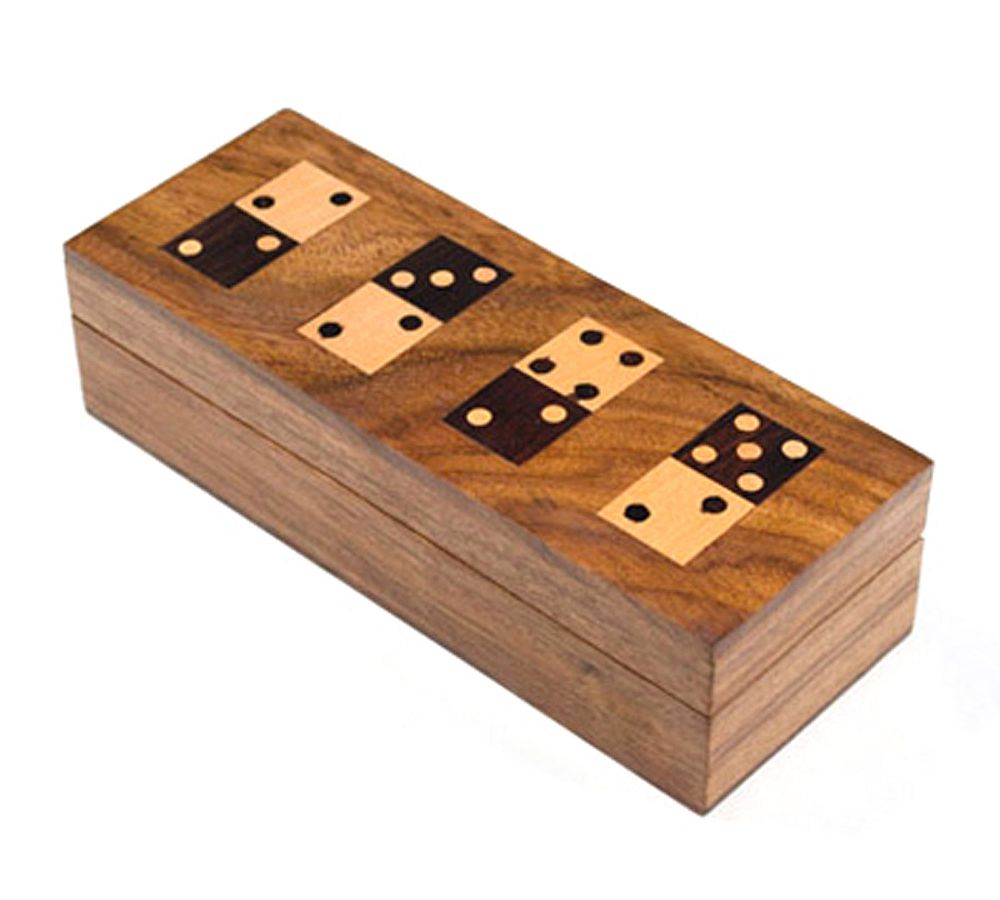 Handcrafted Rosewood Games - Dominoes