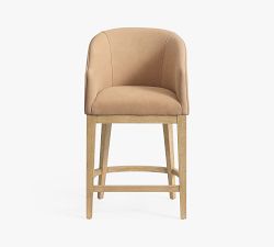 Baldwin Leather Stool