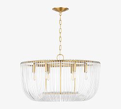 Ranae Glass Round Chandelier (28"-42")