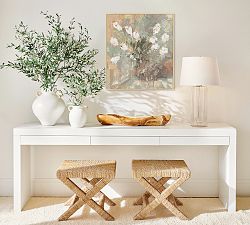 Blooming Motion Framed Canvas Print