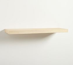 Open Box: Brighton Floating Wood Shelf (14"D x 48"W) - White Ash