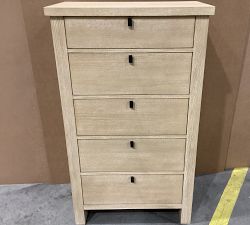 Open Box: Modern Farmhouse 5-Drawer Tall Dresser (31") - Fog