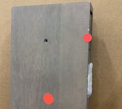 Open Box: Brighton Floating Wood Shelf (60"W X 8"D) - Gray Wash