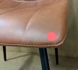 Open Box: Fresno Upholstered Dining Chair, Set of 2 - Brown