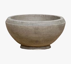 Open Box: Ludlow Bowl Planter (22"D x 11"H) - Alpine Stone