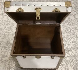 Open Box: Ludlow Rectangular Trunk End Table (18.5") - White