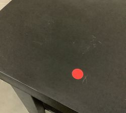 Open Box: Reed Rectangular End Table (20") - Warm Black