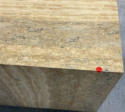Open Box: Sorrento Square Bunching Coffee Table (22") - Travertine