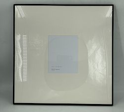 Open Box: Stowe Modern Metal Frame, 25" x 25" (8"x10" Opening) - Black