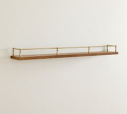 Open Box: Summerville Reversible Rail Ledge (60") - Antique Brown/Brass