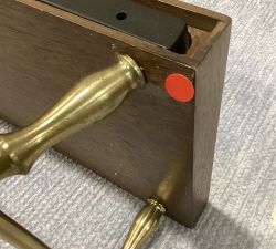 Open Box: Summerville Reversible Rail Ledge (60") - Antique Brown/Brass