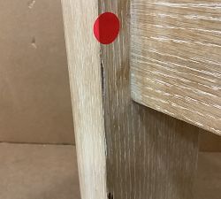 Open Box: Travertine Square Side Table (21") - Fog