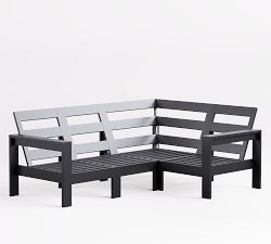 Malibu Metal 4-Piece Outdoor Sectional (85")