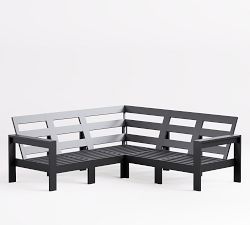 Malibu Metal 5-Piece Outdoor Sectional (85")