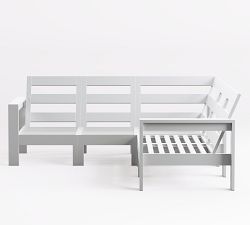 Malibu Metal 5-Piece Outdoor Sectional (85")