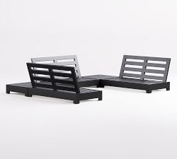 Malibu Metal Platform 5-Piece U-Shaped Sectional (132")