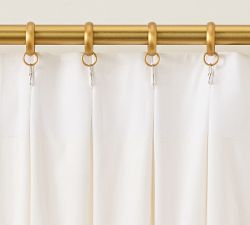 Velvet Twill Pinch Pleat Curtain