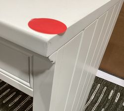 Open Box: Aubrey Writing Desk (42") - Dutch White