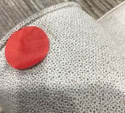 Open Box: Buchanan Square Arm Chair and a Half - Performance Boucle Oatmeal