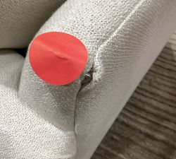 Open Box: Buchanan Square Arm Chair and a Half - Performance Boucle Oatmeal