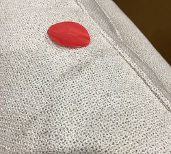 Open Box: Buchanan Square Arm Chair and a Half - Performance Boucle Oatmeal