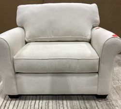 Open Box: Buchanan Square Arm Chair and a Half - Performance Boucle Oatmeal