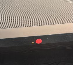 Open Box: Camden Rectangular Coffee Table (55") - Black Ash