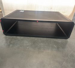 Open Box: Camden Rectangular Coffee Table (55") - Black Ash