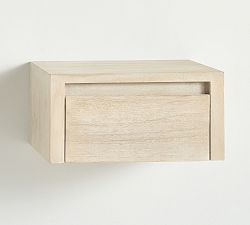Open Box: Cayman Single Drawer Shelf (12") - Biscotti