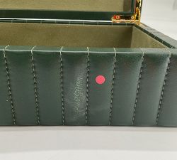 Open Box: Finley Leather Jewelry Box - Green