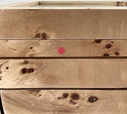 Open Box: Stella Jewelry Box, Large - Light Burlwood