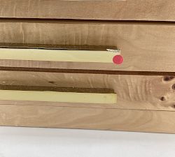 Open Box: Stella Jewelry Box, Large - Light Burlwood