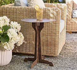 Sariah Metal Outdoor Accent Table (18")