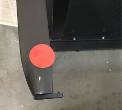 Open Box: Fiji Metal &amp; Mesh Stackable Outdoor Single Chaise Lounge, Set of 2 - Black