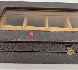 Open Box: Grant Leather Watch Box - Brown