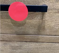 Open Box: Oakleigh 5-Drawer Dresser (33"), Modern Hardware - Heirloom Wheat