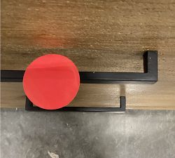 Open Box: Oakleigh 5-Drawer Dresser (33"), Modern Hardware - Heirloom Wheat