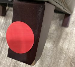 Open Box: Tyler Square Arm Leather Manual Tall Recliner with Nailheads (41") - Vintage Hunter, Espresso