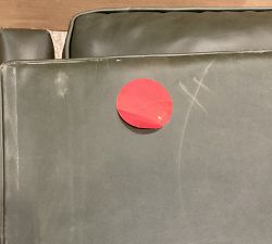 Open Box: Tyler Square Arm Leather Manual Tall Recliner with Nailheads (41") - Vintage Hunter, Espresso