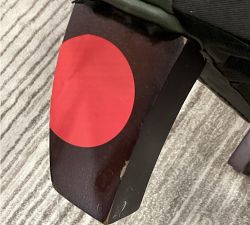 Open Box: Tyler Square Arm Leather Manual Tall Recliner with Nailheads (41") - Vintage Hunter, Espresso