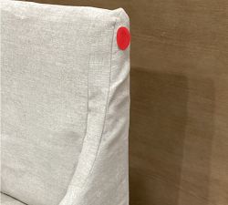 Open Box: York Slipcovered Dining Chair - Performance Heathered Tweed Pebble
