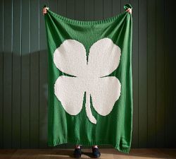 Luck of the Irish Jacquard Knit Throw