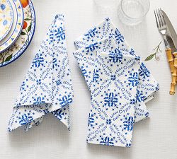 Mark D. Sikes Clementine Geometric Napkin​s - Set of 4