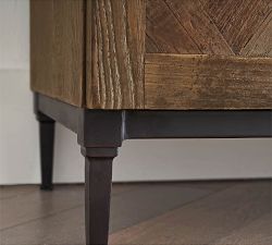 Parquet Reclaimed Wood Media Console (72")